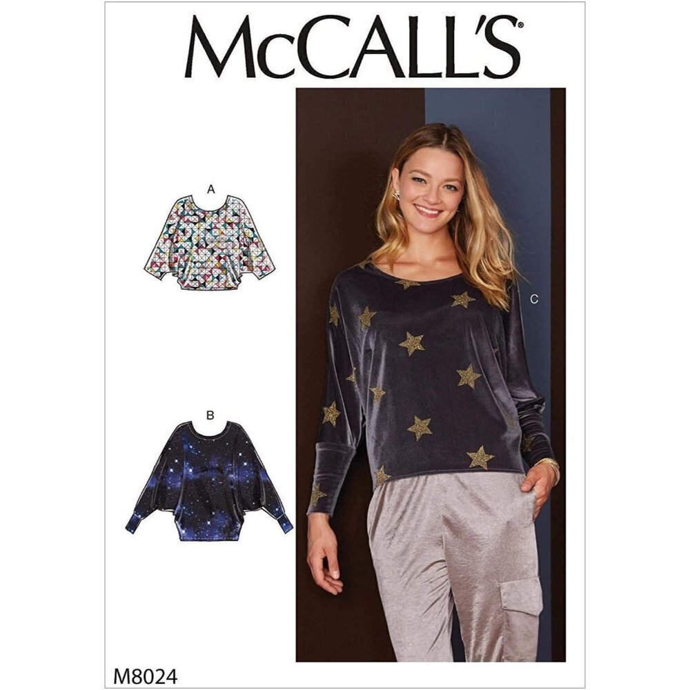 McCall's‎ Sewing Pattern 10414 8024 Misses Tops Size 8-22